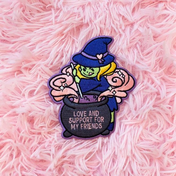 Sugarbones Love and Support for my Friends Bad Girls Patreon witch patch - Picture 3 of 6